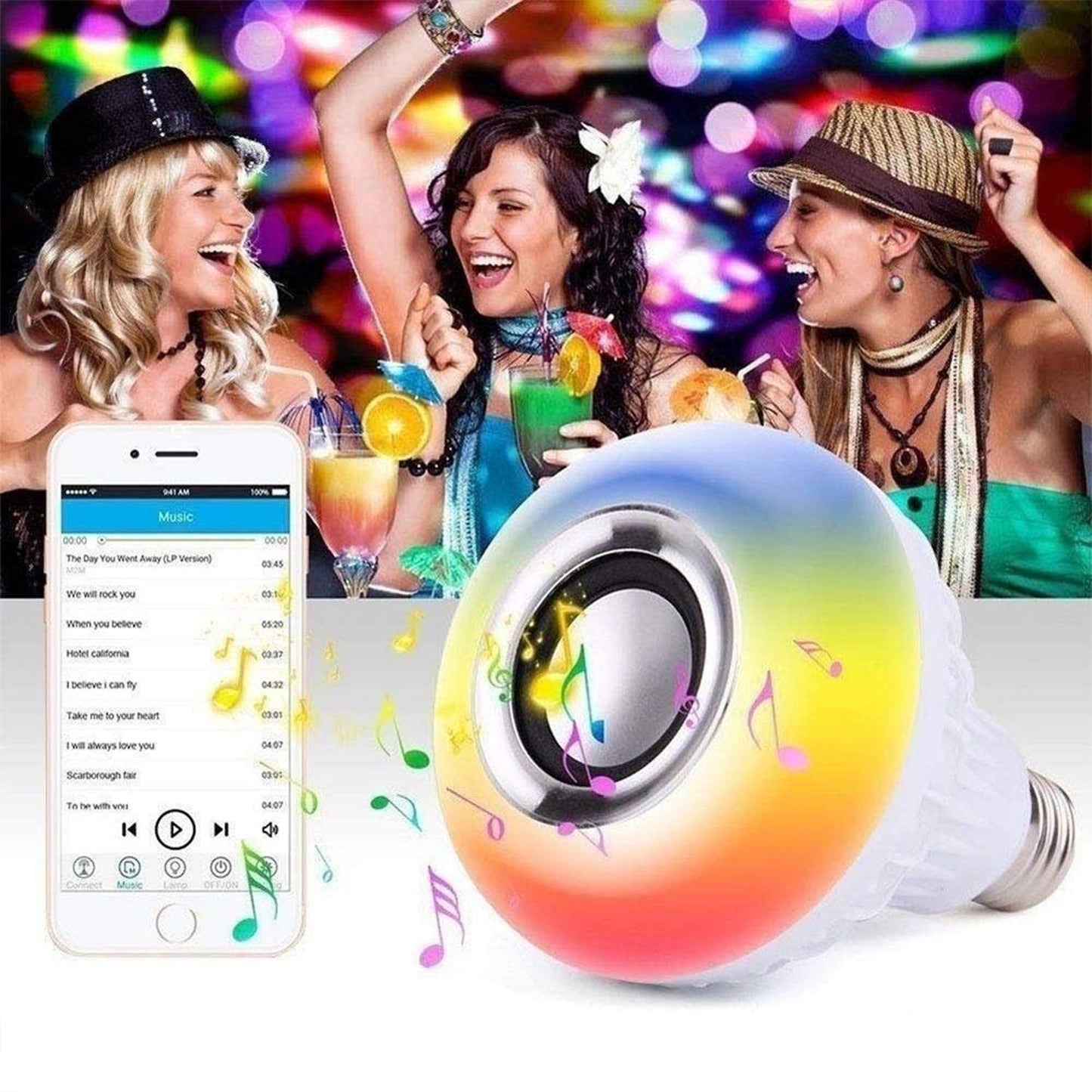 Suitech™ LED Music Light Bulb with Bluetooth Speaker - Urban indies
