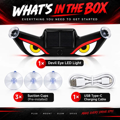 Evil Eye Windshield Solar Light
