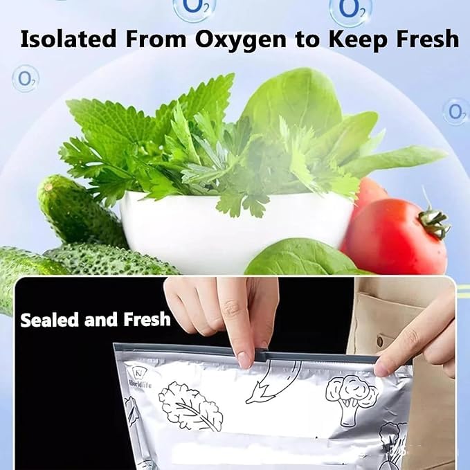 Aluminum Foil Food Storage Bags
