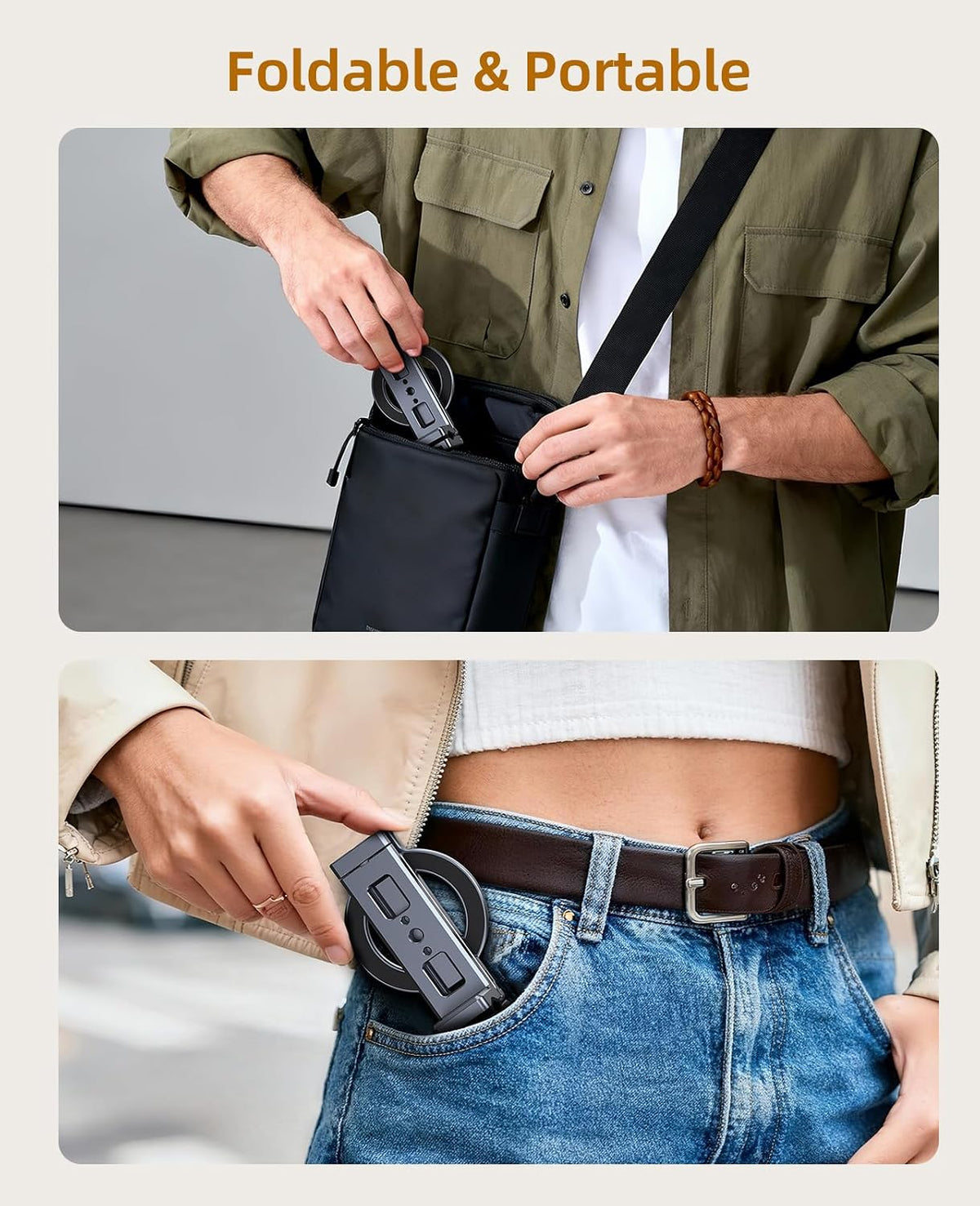 MagTrio magnetic phone holder with tripod