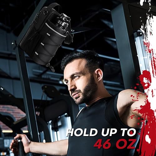 Magnetic Gym Bag With Water Bottle Holder