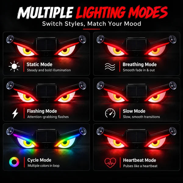 Evil Eye Windshield Solar Light