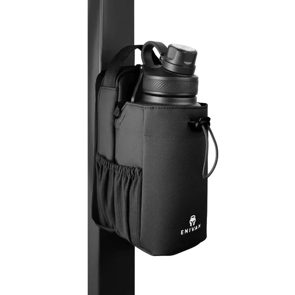 Magnetic Gym Bag With Water Bottle Holder