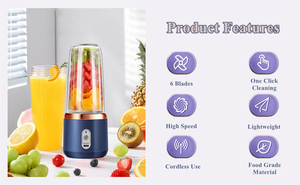 Portable Blender For Smoothie And Juices