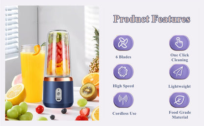 Portable Blender For Smoothie And Juices