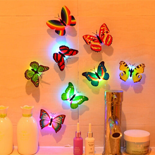 LED 3D Butterfly Wall Night Lights (10 PCS) - Urban indies