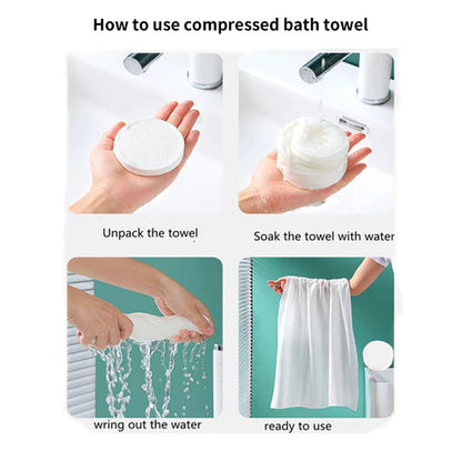 Compressed Bath Towel (Buy 1 Get 1 Free)