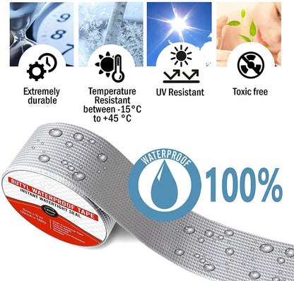 LeakFix™ ALUMINIUM RUBBER TAPE (5 Meter)