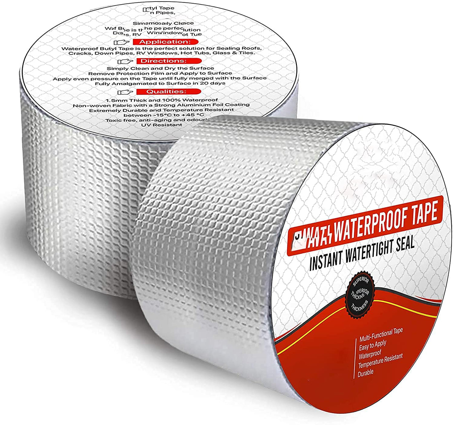 LeakFix™ ALUMINIUM RUBBER TAPE (5 Meter)
