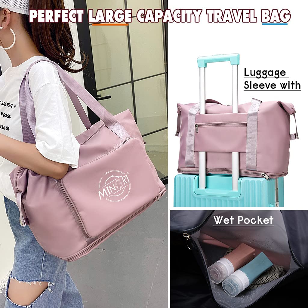 LARGE CAPACITY FOLDABLE TRAVEL BAG