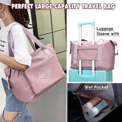 LARGE CAPACITY FOLDABLE TRAVEL BAG