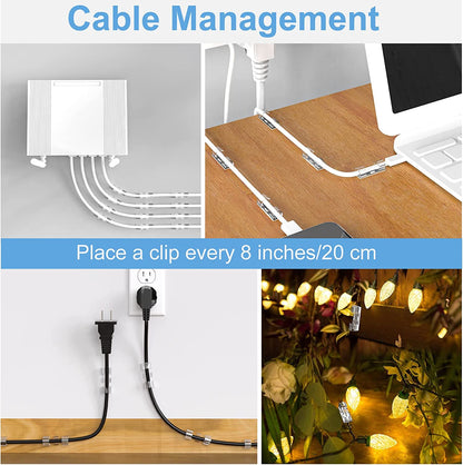 40 Pcs Self Adhesive Cable organizer Clips