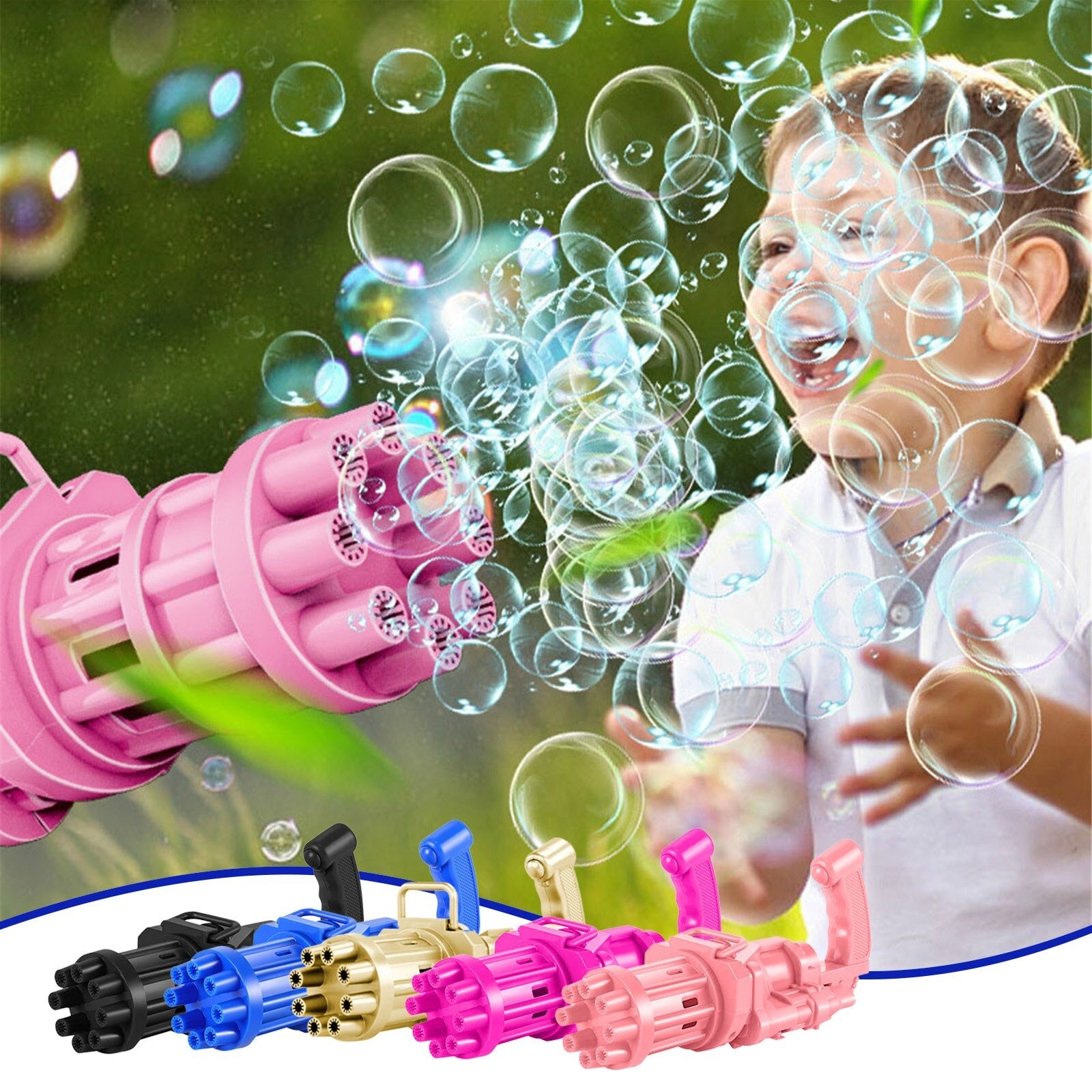Kidzlane™ Electric Gatling Bubble Machine - Urban indies