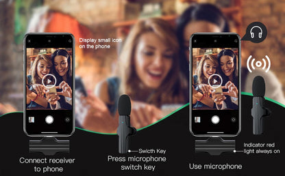 WIRELESS MOBILE MICROPHONE (One Year Warranty)