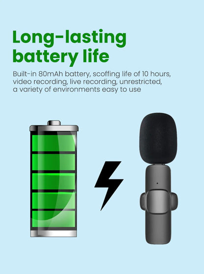 WIRELESS MOBILE MICROPHONE (One Year Warranty)